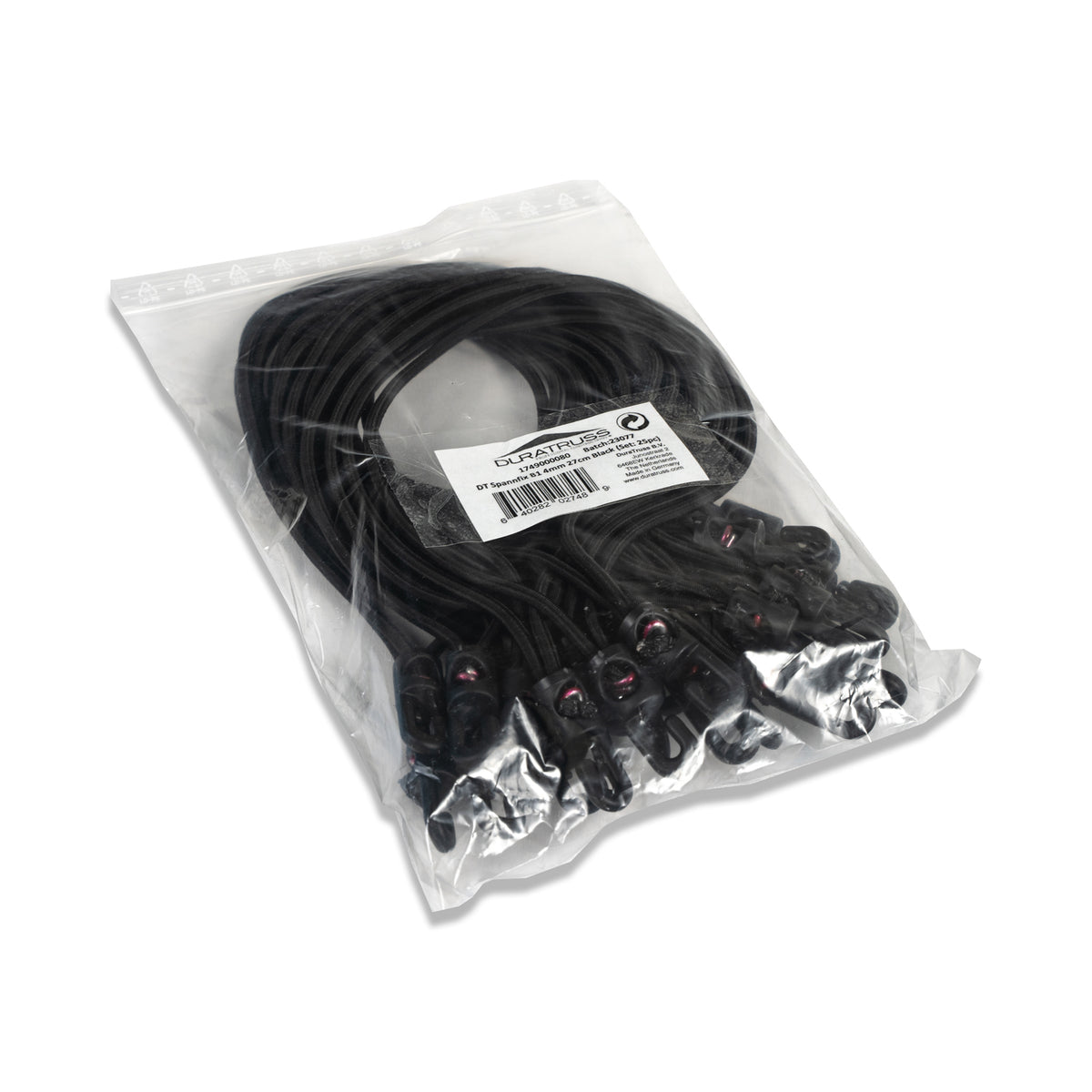 DT Spannfix B1 4mm 27cm Black (25pc)