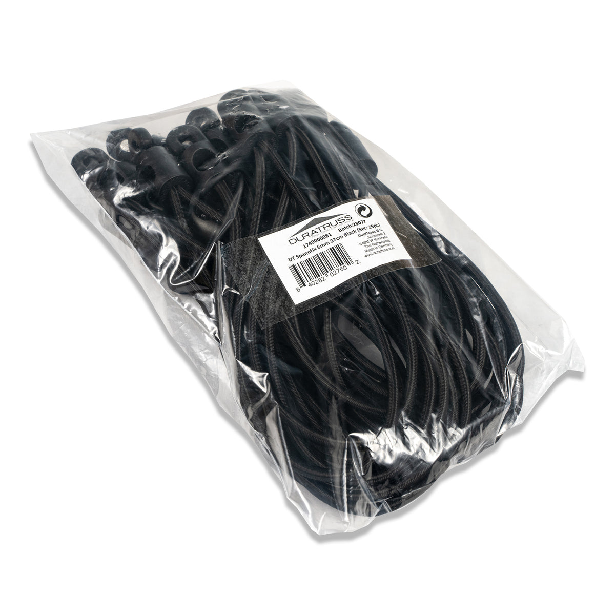 DT Spannfix 6mm 27cm Black (Set: 25pc)