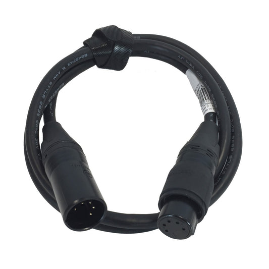DMX 5pin IP65 1,0m STR