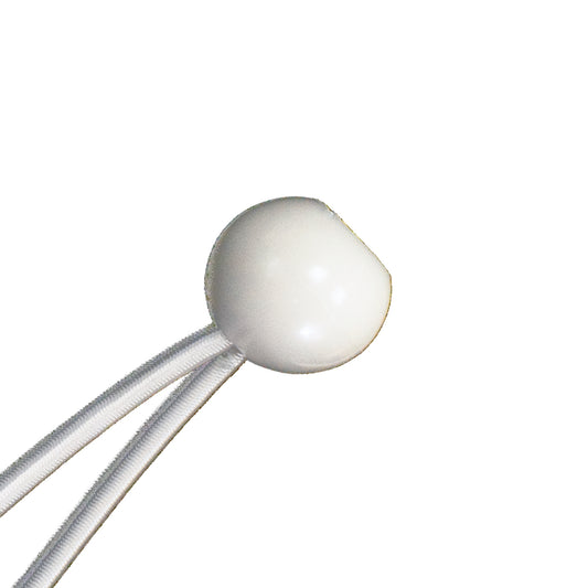 DT Ball Bungee 5mm 20cm White (Set:25pc)