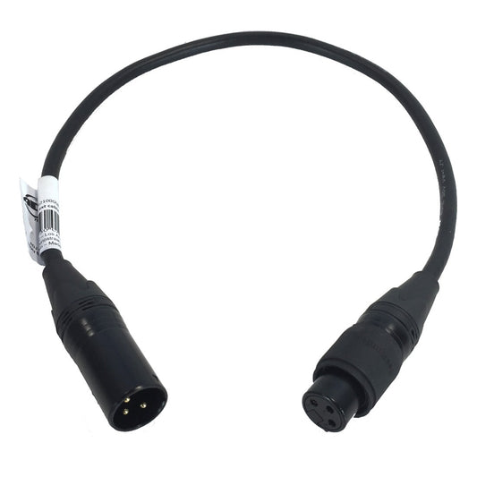 DMX 3pin IP65 0,5m STR
