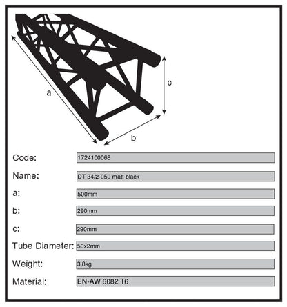 DT 34/2-050 Black