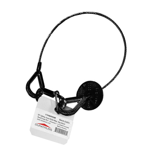 DT Safety 2mm, 0,3m, 2kg, DGUV Black