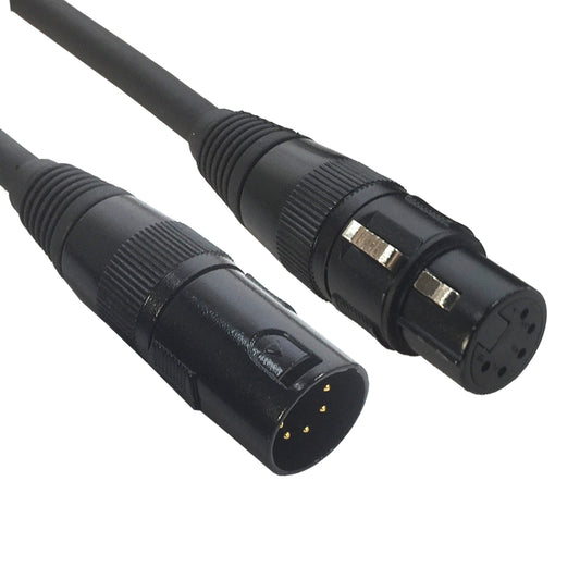 AC-DMX5/3 - 5 p. XLR m/5 p. XLR f 3m DMX