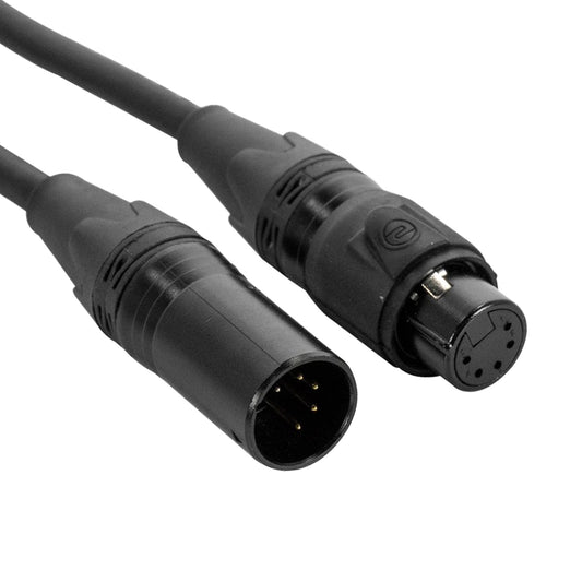 DMX 5pin IP65 0,5m STR