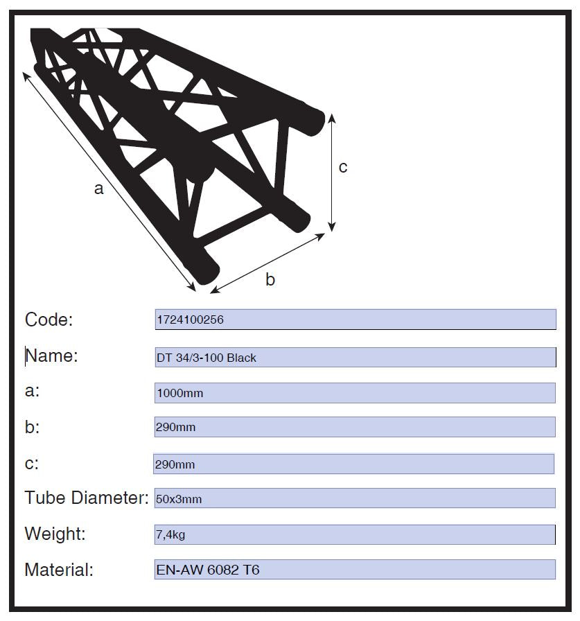 DT 34/3-100 Black