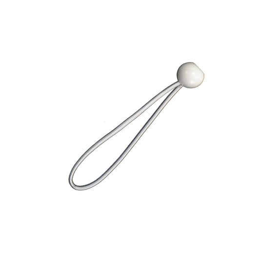 DT Ball Bungee 5mm 20cm White (Set:25pc)