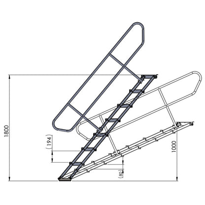DURASTAGE Vario Stair 100-180cm