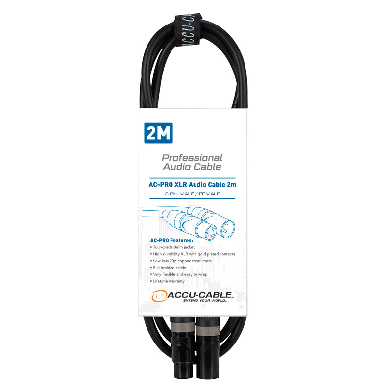 AC-PRO XLR audio cable 2m