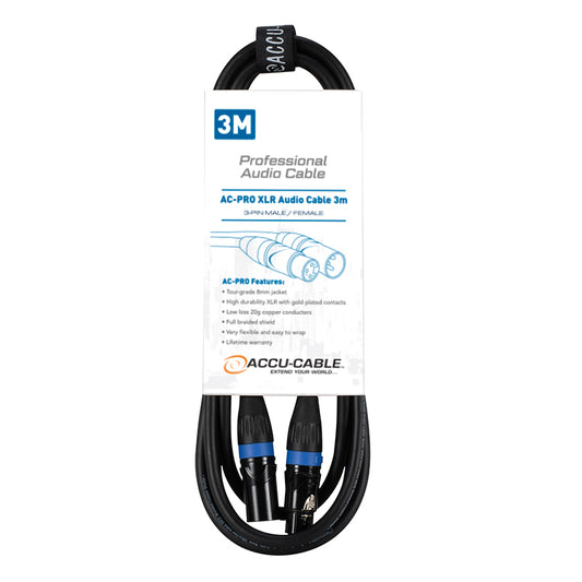 AC-PRO XLR audio cable 3,0m